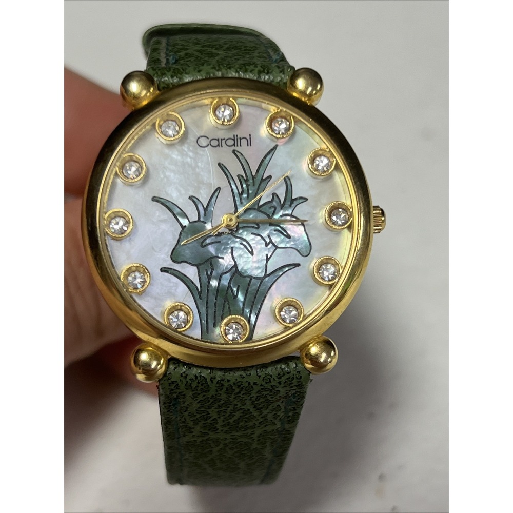 Vintage Cardini Watch Leather Band Untested‎